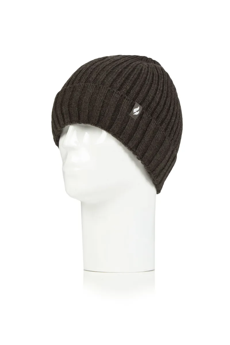 Heat Holders Lawson Ribbed Hat Mens in Forest Green